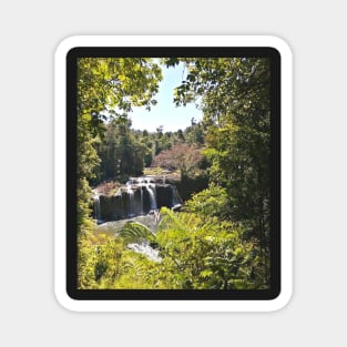 Hidden Waterfall in the Tropical Rainforest Magnet