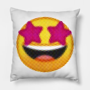 Emoji: WHAT?! (Star-Struck) Pillow