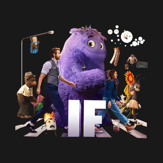 IF 2024 Movie Imaginary Friends Purple Furry Imaginary Friends by octavio may berry