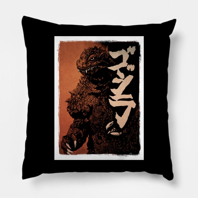 Godzilla Pillow by Area 52