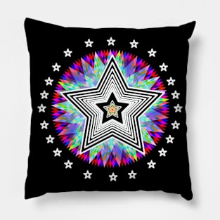 Radial star 11 Pillow