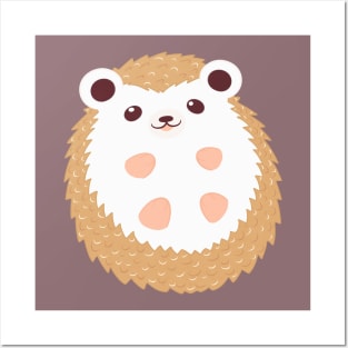 Hedgehog Face Funny Hair Cut Cute  Poster for Sale by alenaz