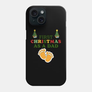 First Christmas as a Dad Phone Case