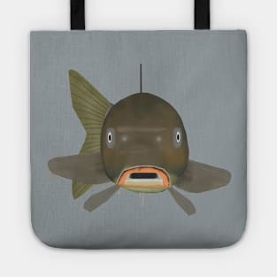 Common Carp Fish Head Tote