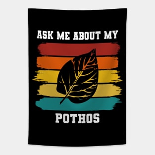 Ask Me About My Plants - Pothos Tapestry