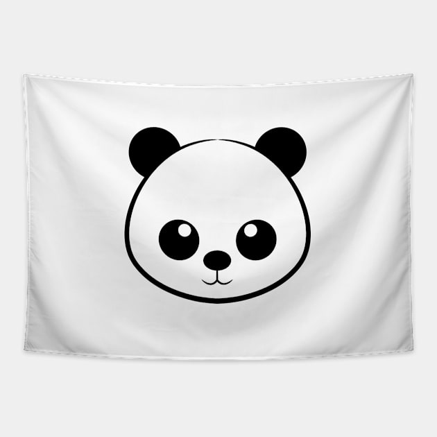 Baby Panda Tapestry by Full Moon