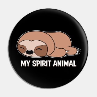 Sloth Spirit Animal Pin