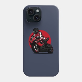 Red GSXR superbike Phone Case