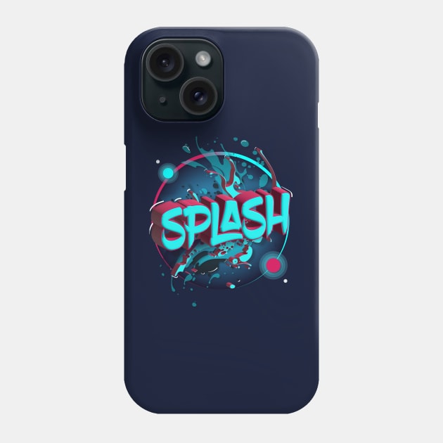 The Splash Circle Phone Case by euiarts