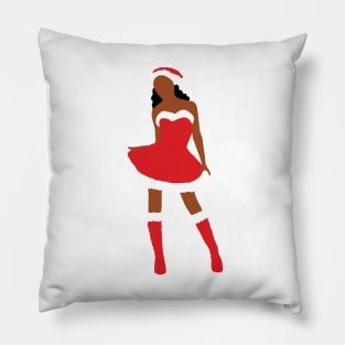 Sexy Mrs. Black Santa Claus Pillow