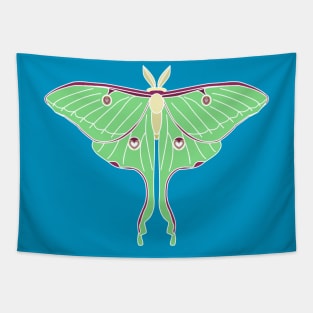 PATIENT LUNA MOTH BUTTERFLY Tapestry