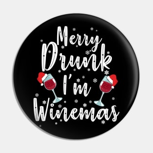 Merry Winemas Pin