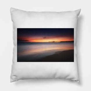 Catherine Hill Bay sunrise Pillow