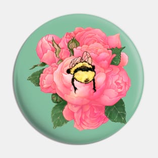 Honeybee in Rose Pin