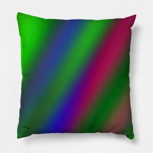 BLUE GREEN PINK YELLOW ABSTRACT TEXTURE Pillow