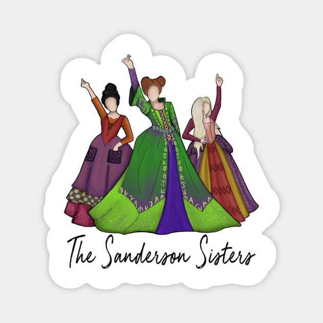 The Sanderson Sisters Magnet by gallaugherus