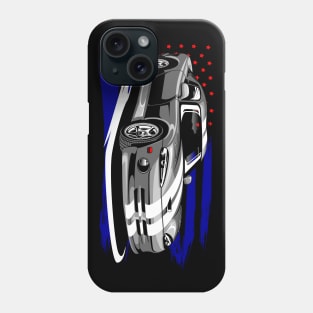 Dodge Viper Old Grey American Flag version Phone Case