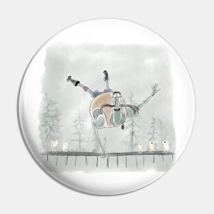 Coraline Mr. Bobinsky Pin