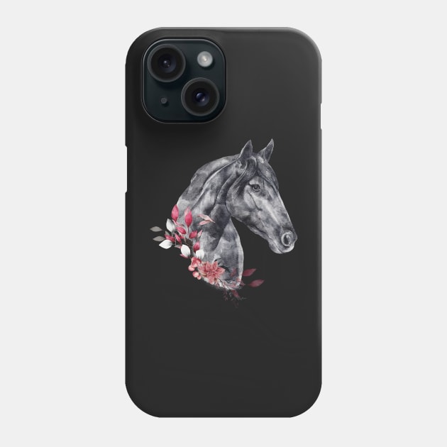 Christmas Animals - Horse Phone Case by Lemonflowerlove