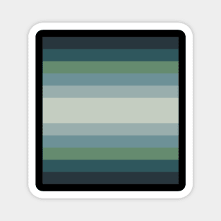 Green and Gray Pattern Magnet