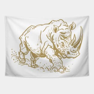 Rhino Run Wild, Rhinoceros Tapestry