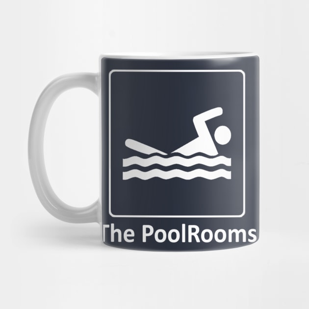 The Backrooms - The PoolRooms - Black Outlined Version - Scp - Sticker