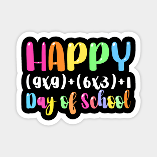 Math Formula 100 Days Of School Teacher Boy Girl Magnet