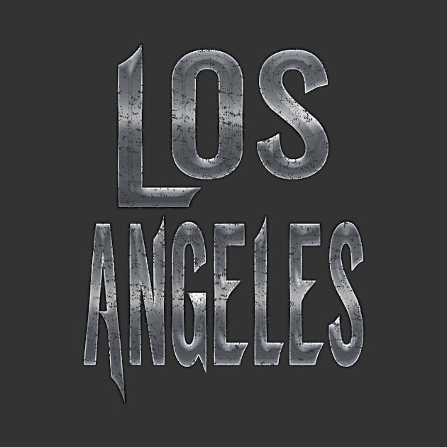 Metallic Los Angeles Graphic by Eric03091978