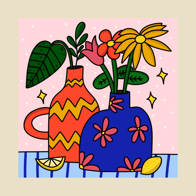 vases by joyfulsmolthings