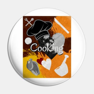 I love cooking poster vintage Pin