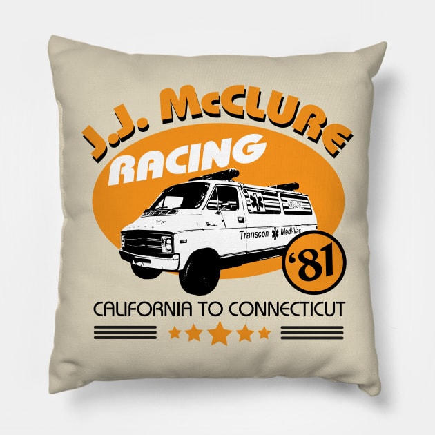 JJ McClure Racing v2 Pillow by Meta Cortex