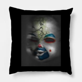 Unhappy Clown Pillow