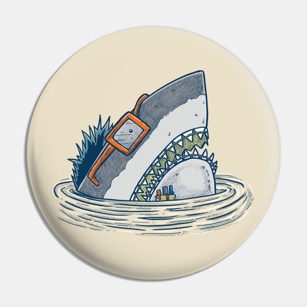 The Nerd Shark Pin by nickv47