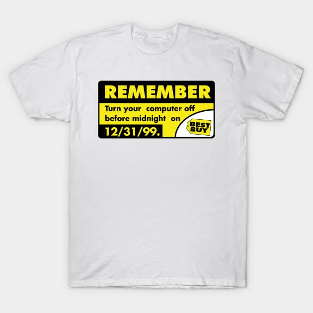 Y2K Turn your computer off before midnight - 1999 Reproduction - Y2k ...