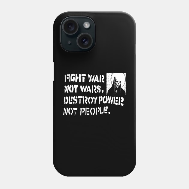 Fight war not wars t shirt Phone Case by TeeFection