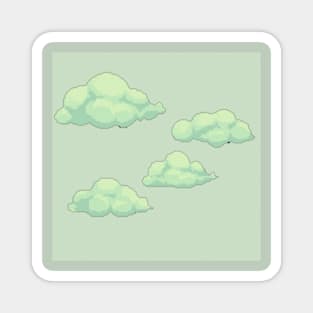 Green clouds Magnet