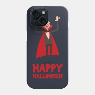 Vampire Scary and Spooky Happy Halloween Funny Graphic Phone Case