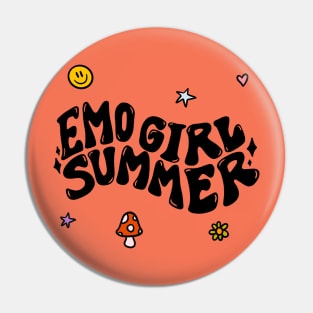 Emo Kid at Heart Pin