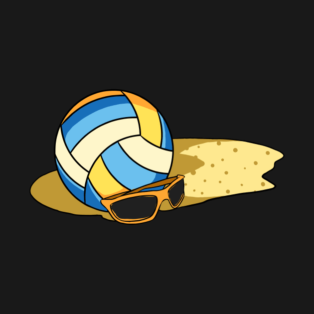 Volleyball Beach by fromherotozero