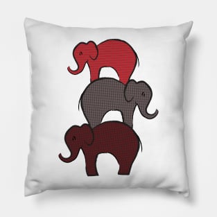 Alabama Elephants Pillow