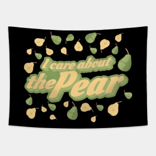I care about the Pear w/out Logo Tapestry