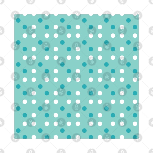 Baby Blue Polka Dots Seamless Pattern 016#001 by jeeneecraftz