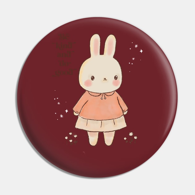 Bunny Be Kind Pin by The Mindful Maestra