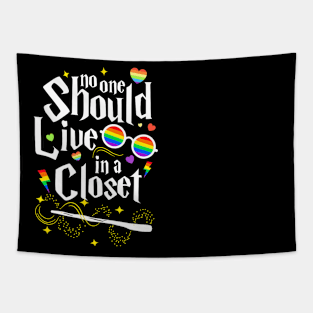 No One Should Live In A Closet Lgbt Gay Tapestry