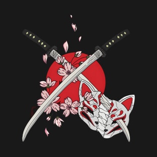 Japanese Sakura Samurai T-Shirt