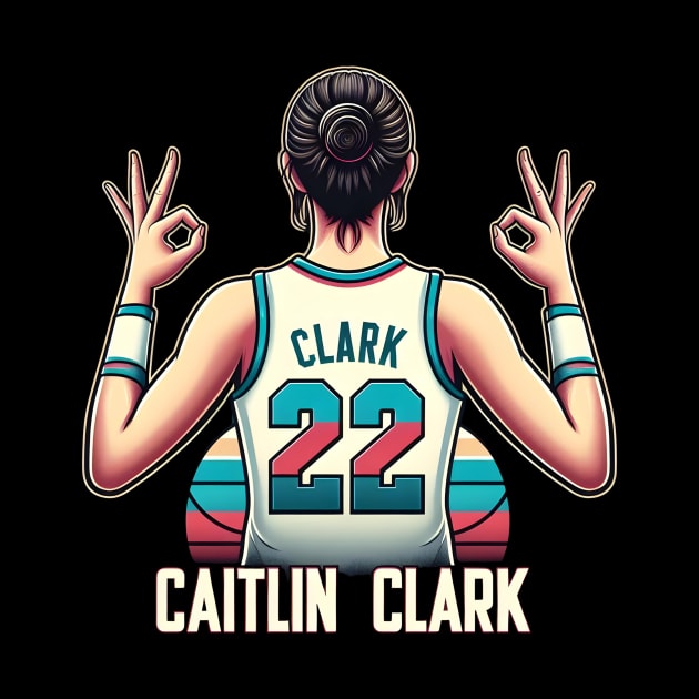 Caitlin Clark Retro by Rizstor