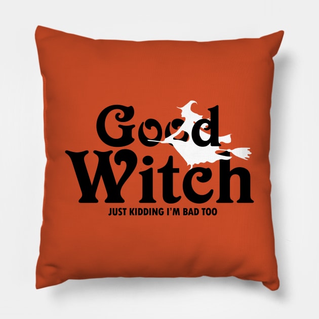 Good Witch Pillow by KewaleeTee