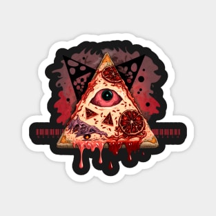 Illuminacheese Pizza - Necro Merch Magnet
