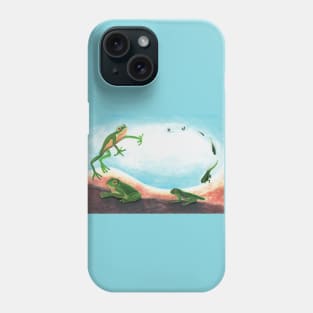 Metamorphosis - Life cycle of a frog Phone Case