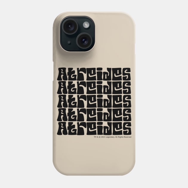 Atreides Typography - Dune Phone Case by Slightly Unhinged